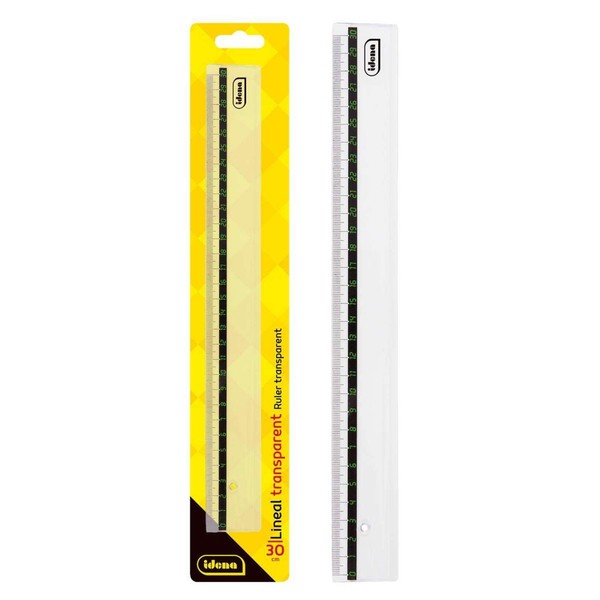 Idena Lineal Transparent 30Cm Blister - 602023-image