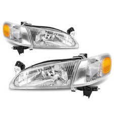 Autosaver88 Headlight Assembly Compatible With 1998-2000 Toyota Corolla