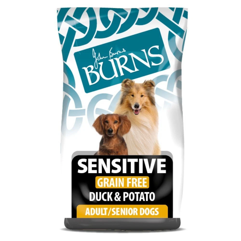 Burns Sensitive Grain Free Duck & Potato Adult Dry Dog Food - 12kg