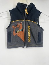 Vintage 90s Scooby Doo Toddler 3T Full Zip Vest Gray Boy