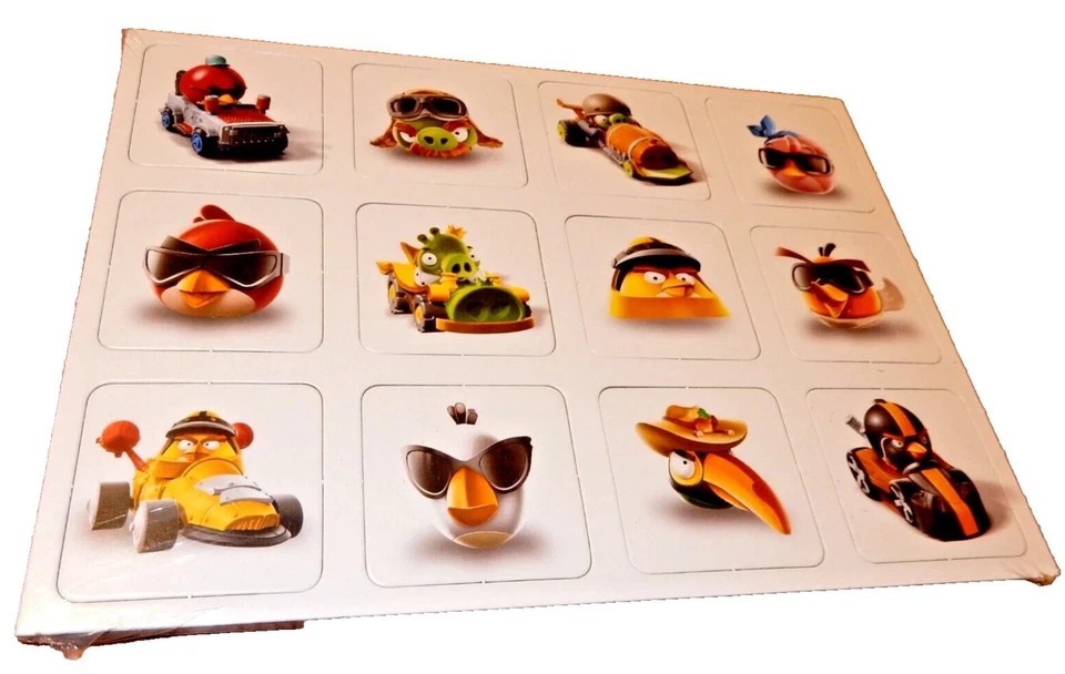 2013 Disney ANGRY BIRDS GO Complete Memory Card Game Matching 48 Cards {NO BOX} - Image 3 of 4