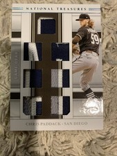 National Treasures - Game Gear Materials Chris Paddack 7 Patch Player Worn 1/1