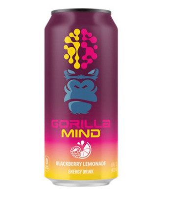 Gorilla Mind Energy Drink  Brombeer-Limonade  (12 Dosen, 16 Fl. Oz. Jede)