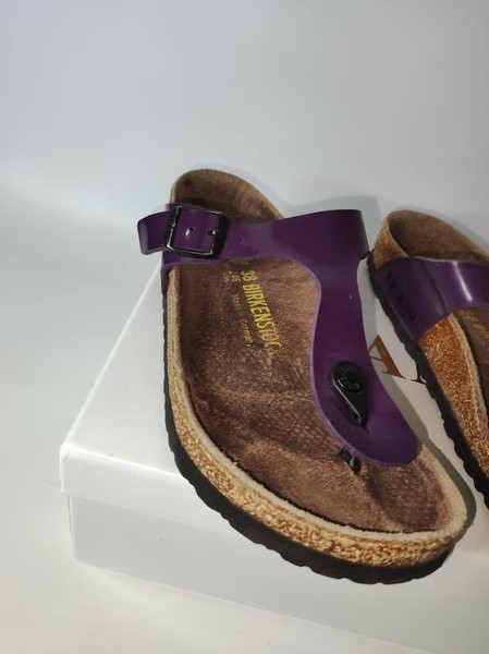 Women Birkenstock Flip Flops Purple 38