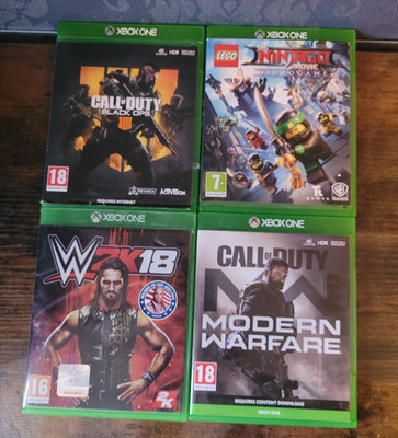 Konvolut 4 x XBOX ONE Spiele (2 x Call of Duty, 1 x W2K18 & 1 x Lego Ninjago)