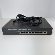 Lorex ACCLPS283B 8-Port 10/100Mbps+1 Gigabit 802.3at PoE Switch
