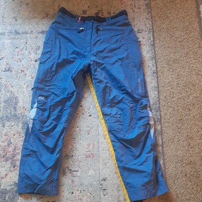 Helly Hansen Tech Ski Snowboard Pants Size 2XL Blue Pocket Belt Winter Insulated