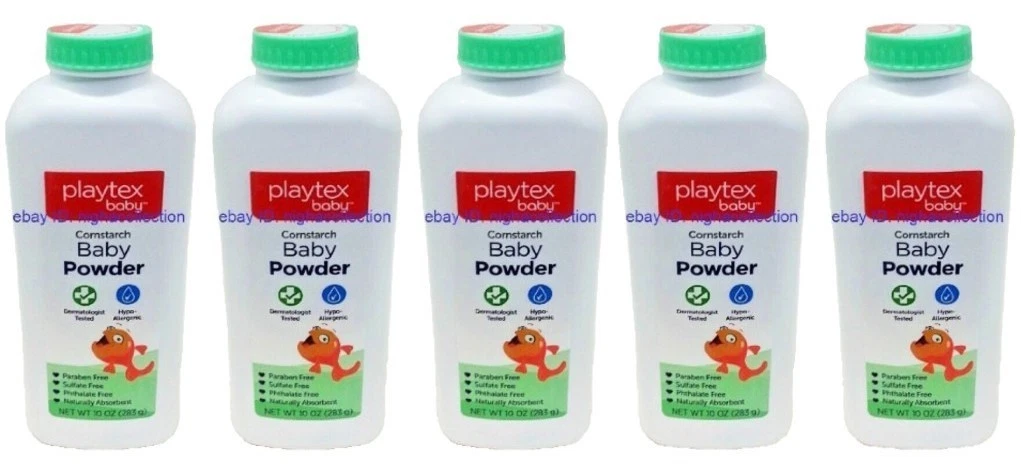 ( 5 Bottles ) Playtex Baby Cornstartch Baby Powder 10 oz Each SEALED
Opens in a new window or tab