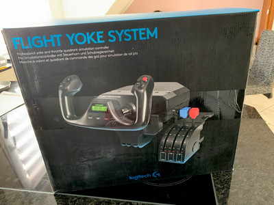 Wie Neu! logitech flight yoke system