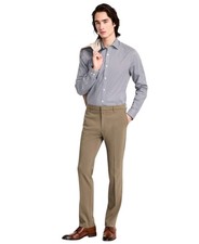 Tommy Hilfiger Mens Modern fit Dress Pants 34 / 32 Army Green Solid