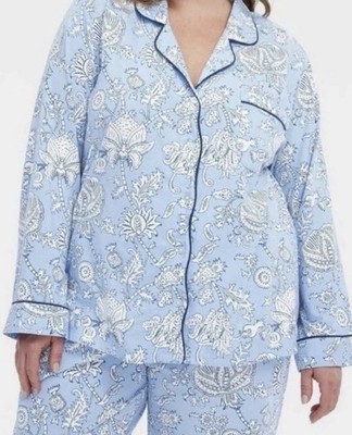 Roller Rabbit x Target 2X Pajama Set Blue Vines