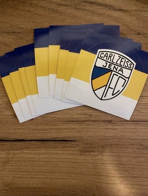 FC Carl Zeiss Jena Aufkleber-Set mehrfarbig   FCC