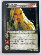 LORD OF THE RINGS TCG RISE OF SARUMAN RARE CARD 17R37 SARUMAN ex