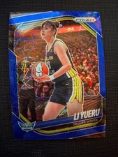 2025 Panini Prizm WNBA Li Yueru Blue Velocity Prizm #28 Dallas Wings
