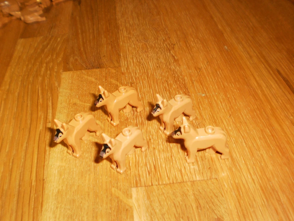 Lego Tiere Schäferhund Hellbraun 5 Stück - Bild 1 von 1