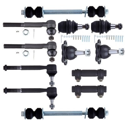 12x Front Tie Rod Ends Ball Joints Kit K6292 For 1996-2000 Chevrolet K2500