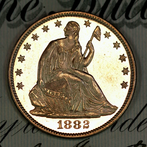 * 1882-P CAMEO DMPL * SUPERB+ GEM BU MS SEATED LIBERTY HALF-DOLLAR *