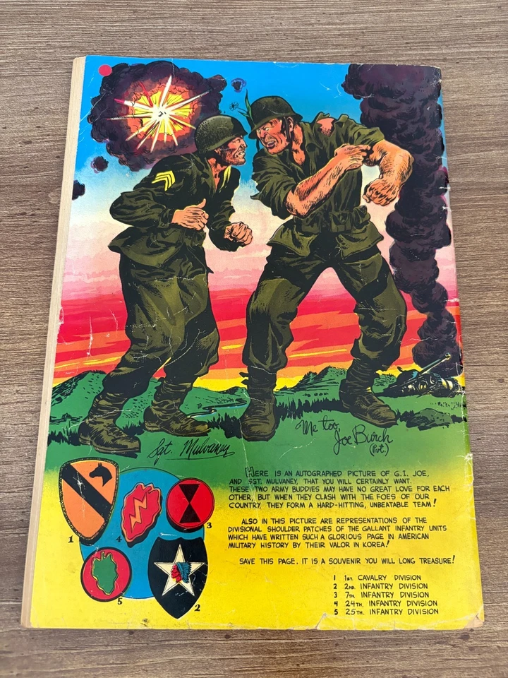 G.I. Joe # 10 VG Ziff-Davis Comic Book Golden Age Korean War 1st Issue 19 J347 - Image 2 of 2