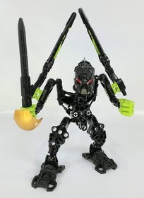 Lego Bionicle Stars 7136 Skrall Complete w/ Gold Armor (No Instructions/Box)2010