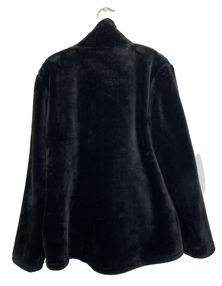 32 градуса тепла женские карманы на молнии толстая теплая мягкая плюшевая флисовая куртка sz XL - Изображение 2 из 4