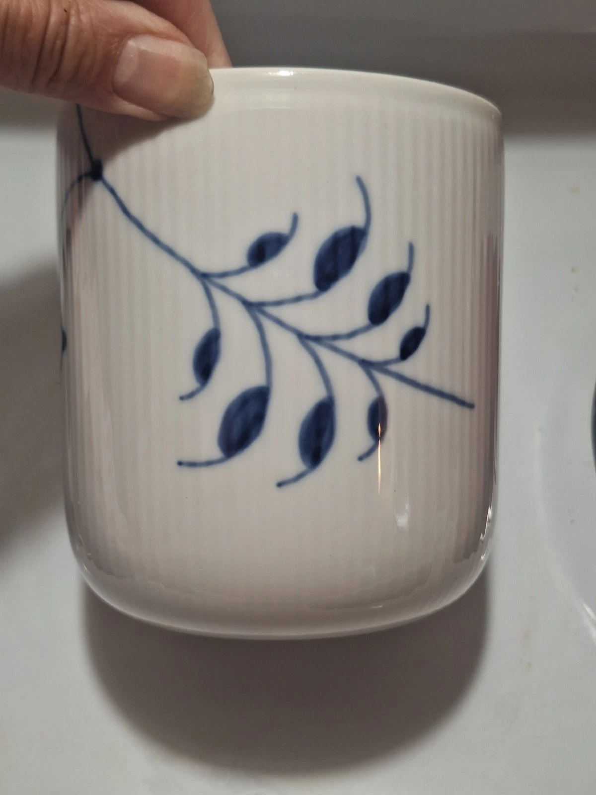 Royal Copenhagen Mega Blue Fluted Storage Jar - Thumbnail 5