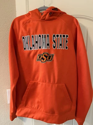 OKLAHOMA STATE UNIVERSITY COWBOYS Embroidered HOODIE MEN SIZE Small Colosseum - Image 1 of 4