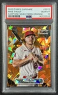 MIKE TROUT PSA 10 2023 TOPPS CHROME UPDATE SAPPHIRE SELECTIONS ORANGE REF 17/25