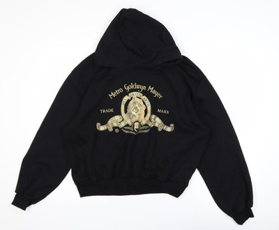 H&M Divided Jungen schwarz MGM Grafik Pullover Hoodie Gr. L Baumwollmischung