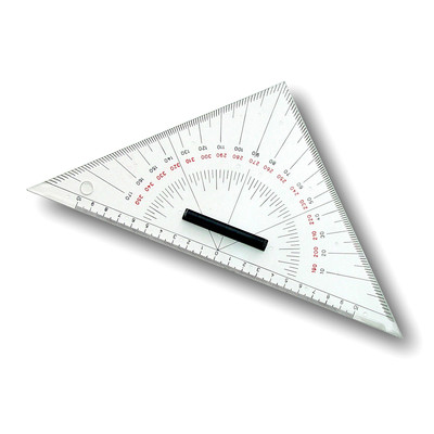 Kursdreieck (27cm) Navigation SBF; Nullpunkt versetzt ! # Dreieck innenliegender