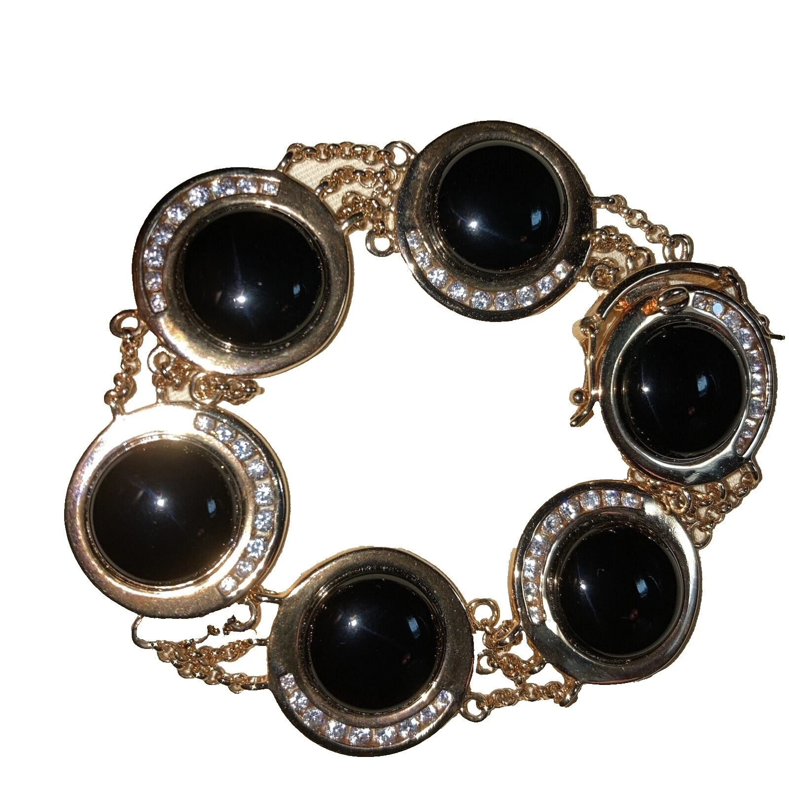 Onyx 镀银项链和吊坠男