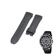 Chrono Bike F16882-3 20mm Black Rubber Strap For Festina