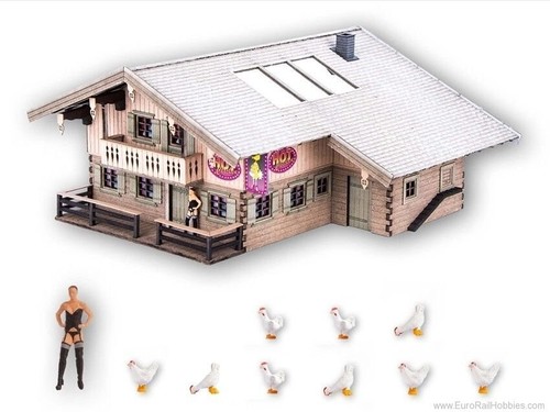 Noch 66705 HO Scale Chicken Farm Hot Chicken with micro-sound KIT - Picture 2 of 5