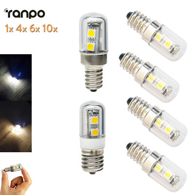 1X 10X LED Corn Light Bulbs 220V 110V 5050 Smd 1W Mini E14 E12 E17 Fridge Lamps