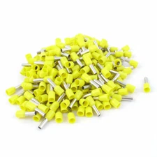 200pcs AWG12 Wire Copper Crimp Connector Insulated Ferrule Cord Terminal #