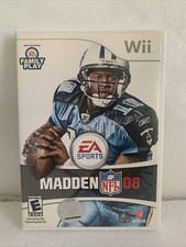 NFL Nintendo Wii EA Sports MADDEN 08 Dolby Pro Logic Everyone Family Play