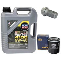 MotoröL Set 5W-40 5 Liter + ÖLfilter + ÖLablassschraube FüR Toyota Camry 3.0 24V