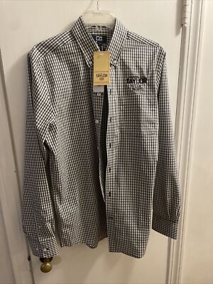 Colonel E.H. Taylor Small Batch Bourbon Button Down Shirt Medium NWT Cutter Buck