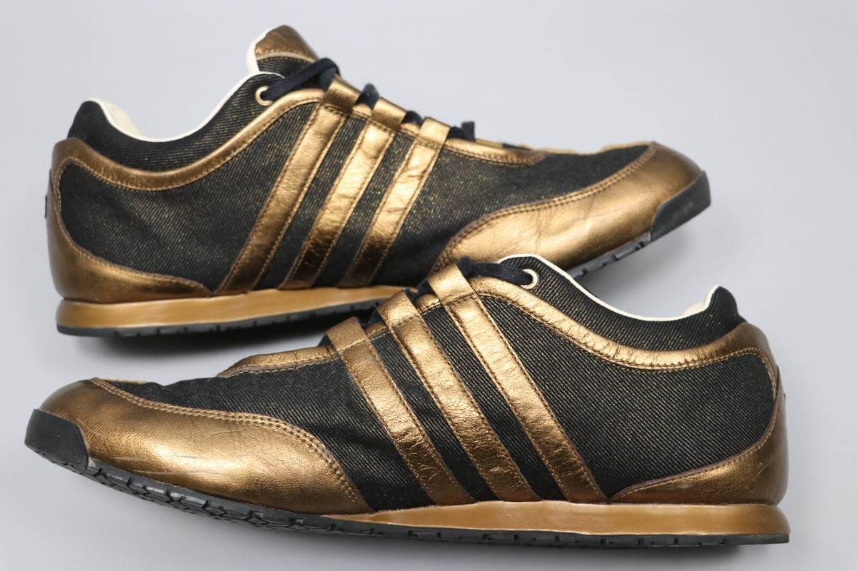 Yohji Yamamoto ADIDAS Brown Denim/Leather Used Trainers Sneaker