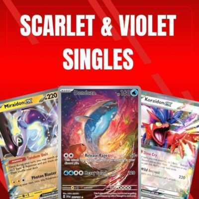 Pokemon Scarlet & Violet - Holo & Reverse Holo and Trainers! Pick From List! | eBay Pokemon Scarlet & Violet - Holo & Reverse Holo and Trainers! Pick From List! | eBay