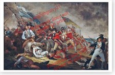Poster Morte Generale Warren Bunker Hill