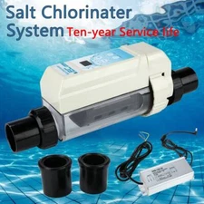 PALICY Complete Salt Water Chlorination System for Swimming Pools Titanium Cell