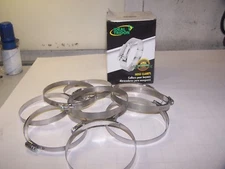 10) NEW IDEAL TRIDON 5372 STAINLESS STEEL HOSE CLAMPS RANGE 4-1/6"-5" DIA