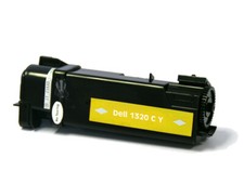 Image of Badger Inks Yellow Laser Toner Cartridge Compatible with Dell 1320C 593-10260