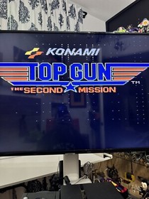 VINTAGE Top Gun Second Mission NES Nintendo Juego Aut&eacute;ntico Cartucho Original