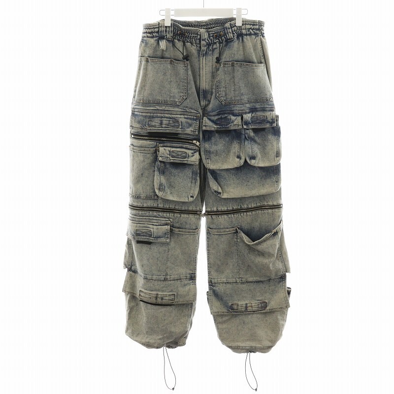 DIESEL D-ONLYPOCKETS Rehab Cargo denim pants, jeans, UNI, blue | eBay