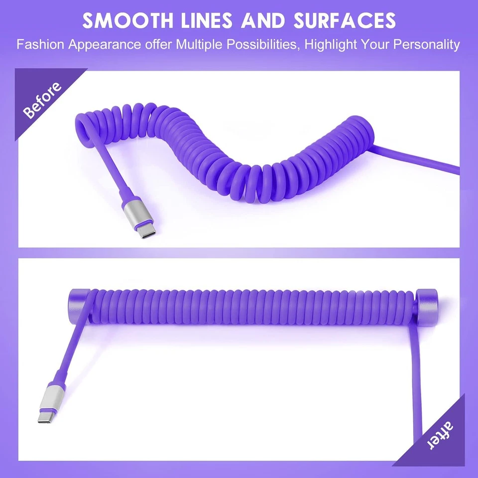 Coiled Keyboard Cable Protector, Weight Rod with Stainless - Steel Connector - Изображение 4 из 4