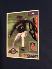 2002 Disabled American Veterans Ben Sheets Autographed Card