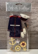 Jolee's Boutique Marines Sticker Collage Le Grande Edition EK Success Military
