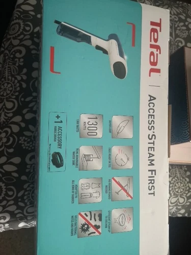 BNIB Tefal DT6130 Access Steam First Garment Steamer - Blue