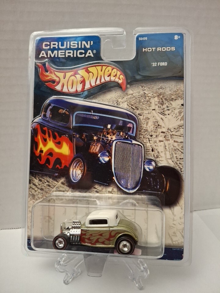 Hot Wheels Hot Rods Cruisin' America ('32 Ford Real Riders Gold)NEW